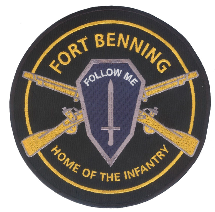 LARGE 5 3/8 DIAMETER   FT BENNING GEORGIA   HOME OF THE